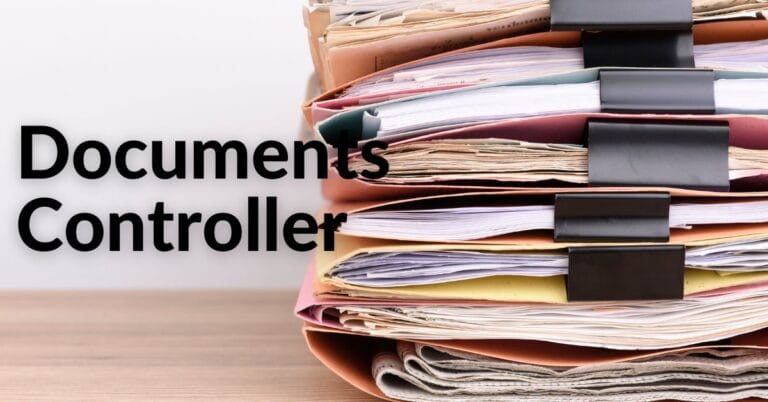 Document Controller Required in Dubai