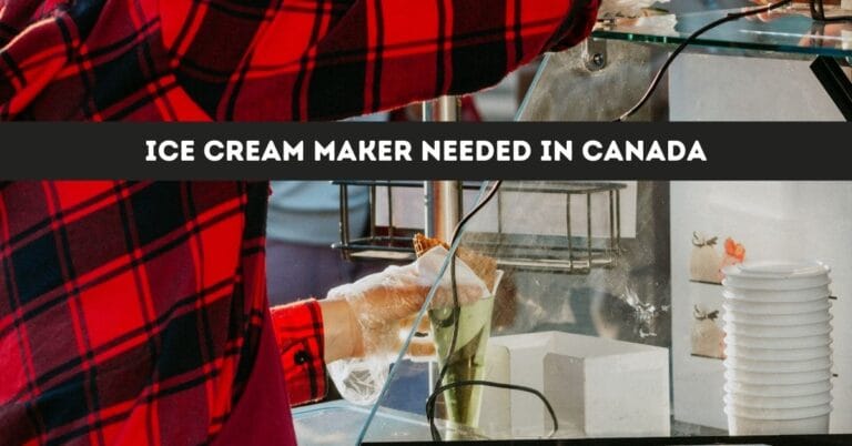 Ice Cream Maker Needed in Canada