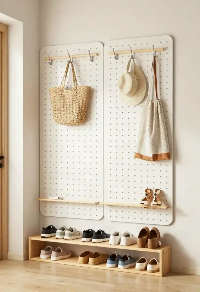Pegboard Wall Storage