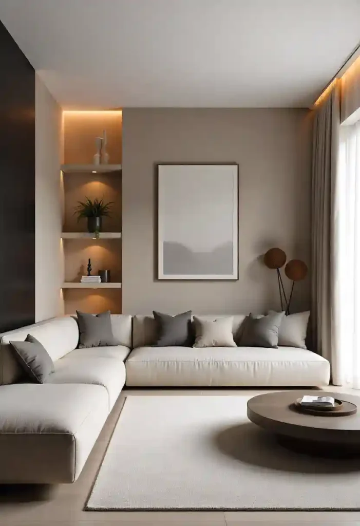 Built-In Wall Niches with Lighting