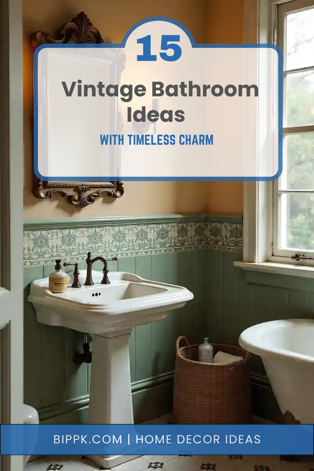 15 Vintage Bathroom Ideas with Timeless Charm
