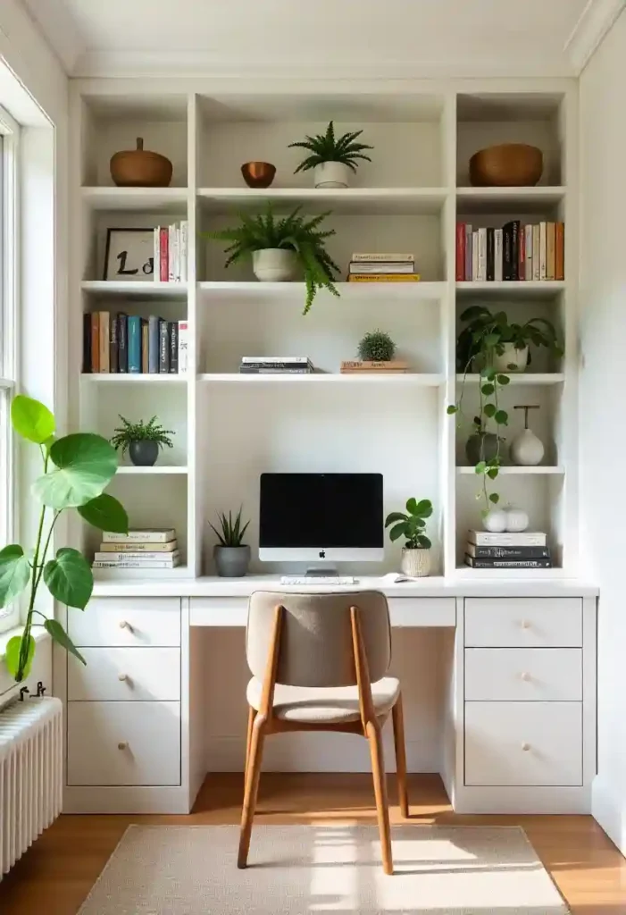 Built-In Office Bookshelf Units