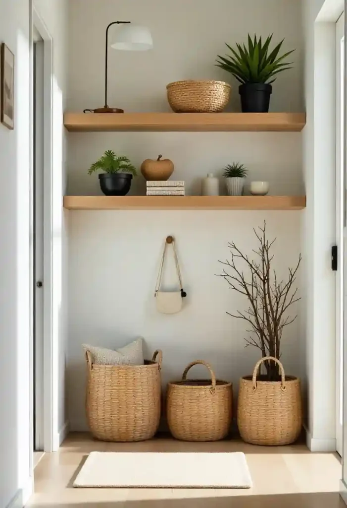 Floating Shelves for Storage