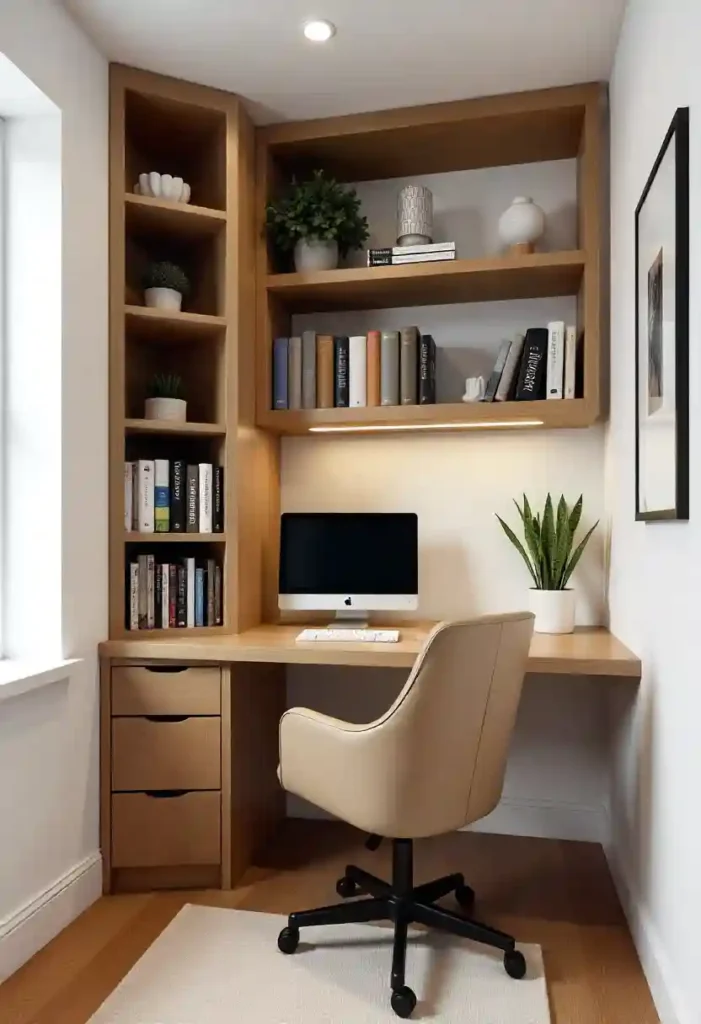 Corner Bookshelf Storage Ideas