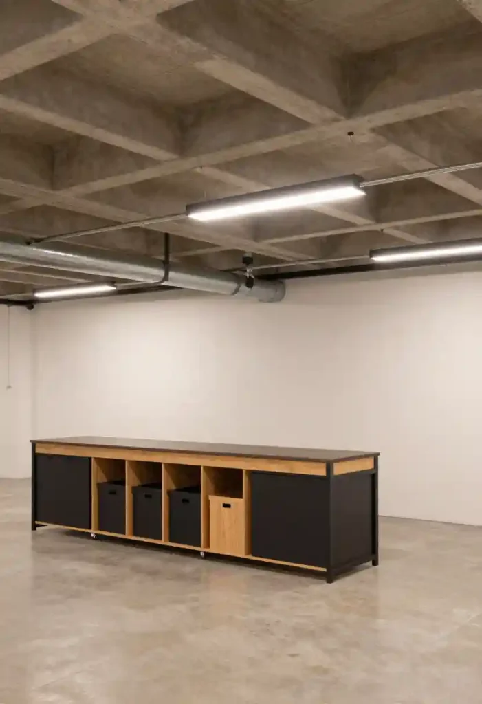 Painted Exposed Ceilings