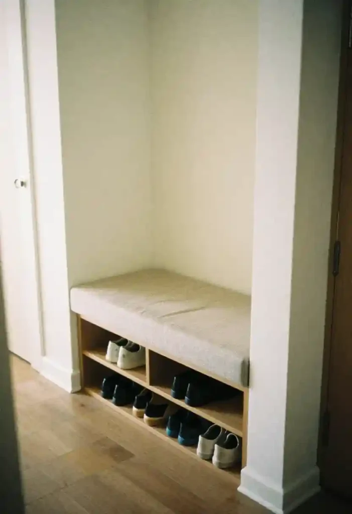 Storage Bench with Hidden Compartments