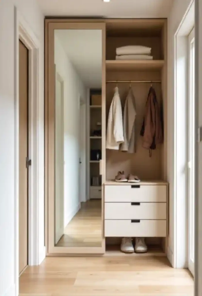 Mirror with Built-In Storage