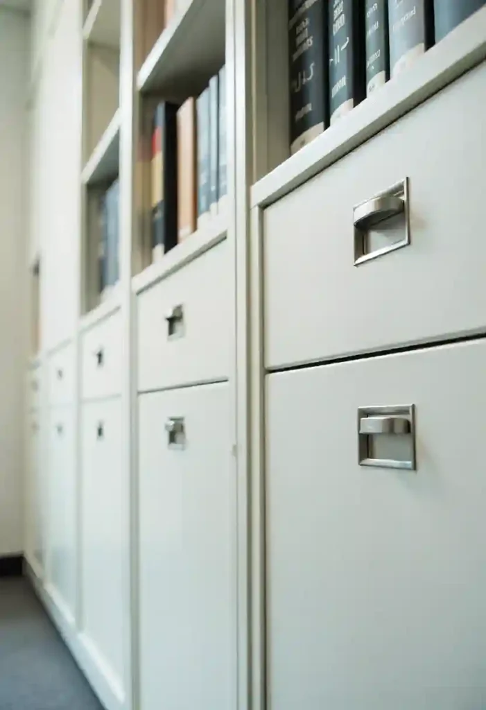 Closed Storage Bookshelves
