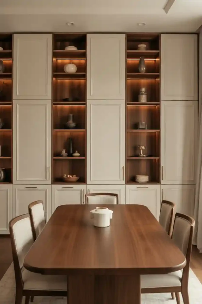 Built-In Dining Room Cabinets