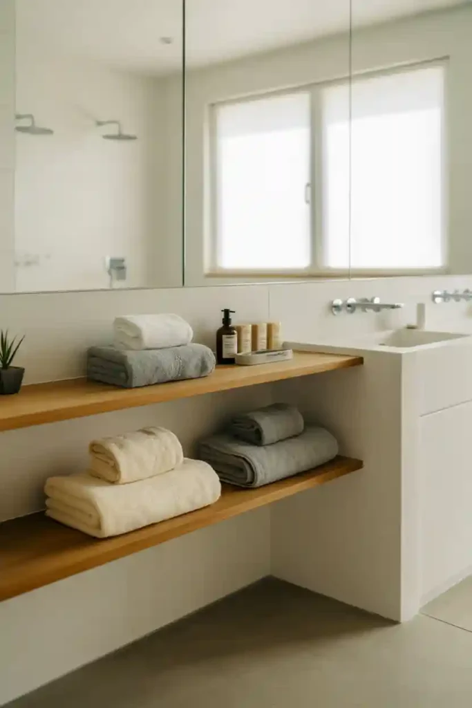 Floating Shelves for a Clean, Modern Look