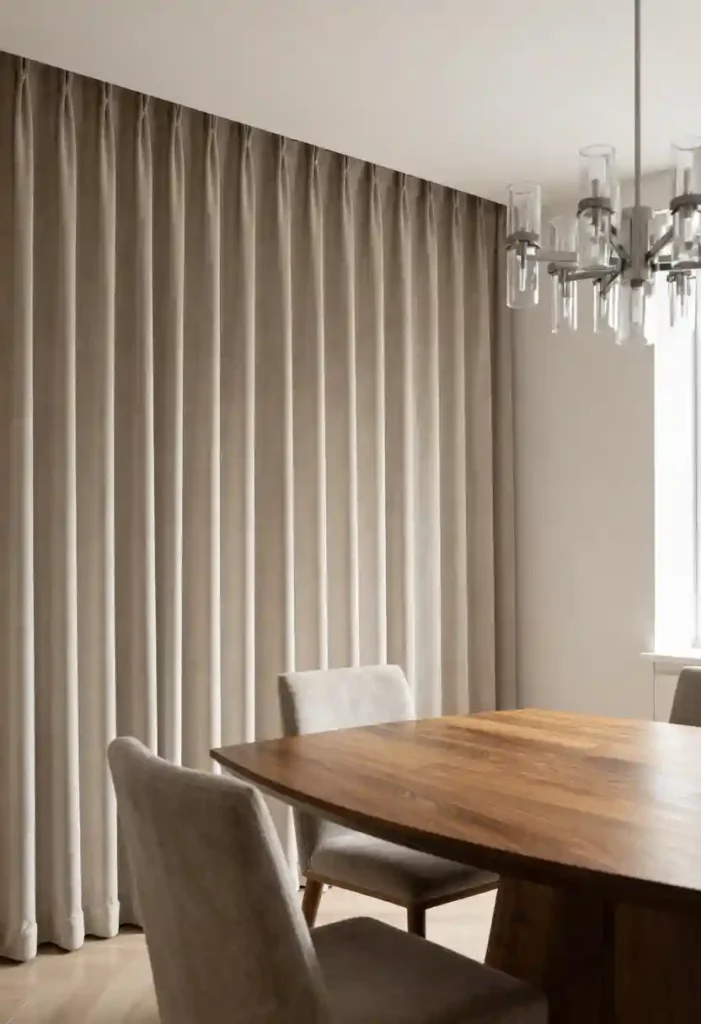 Floor-to-Ceiling Drapes for Drama