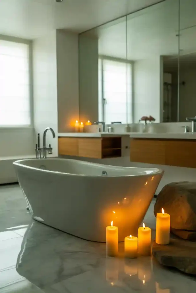 Freestanding Bathtub as a Focal Point