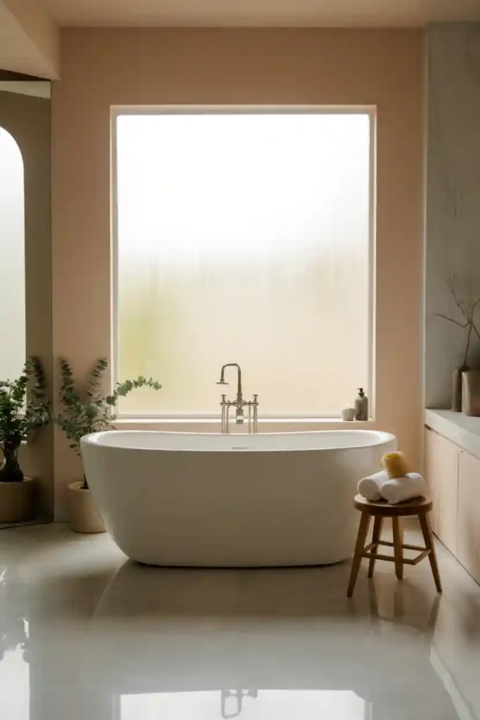 Freestanding Soaking Tub as the Focal Point
