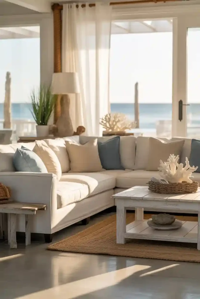 Light-Colored Sofa for an Airy Feel