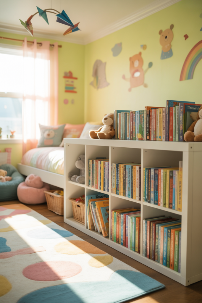 Low Open Shelves for Easy Access