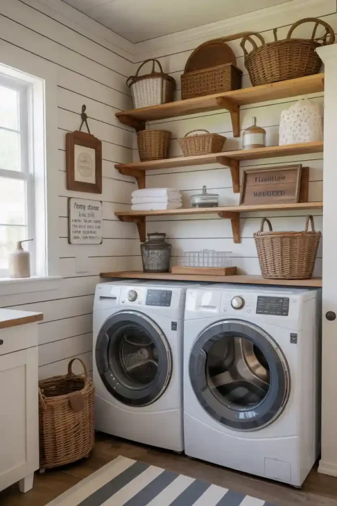 Shiplap Walls for Rustic Texture