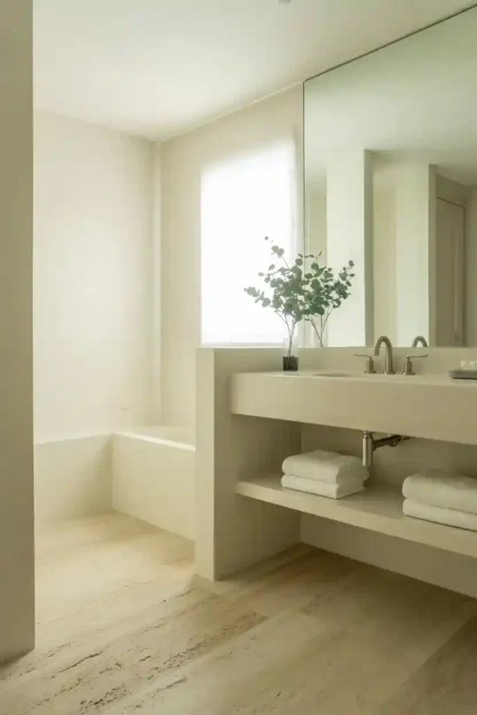 Soft White Walls for a Clean Foundation