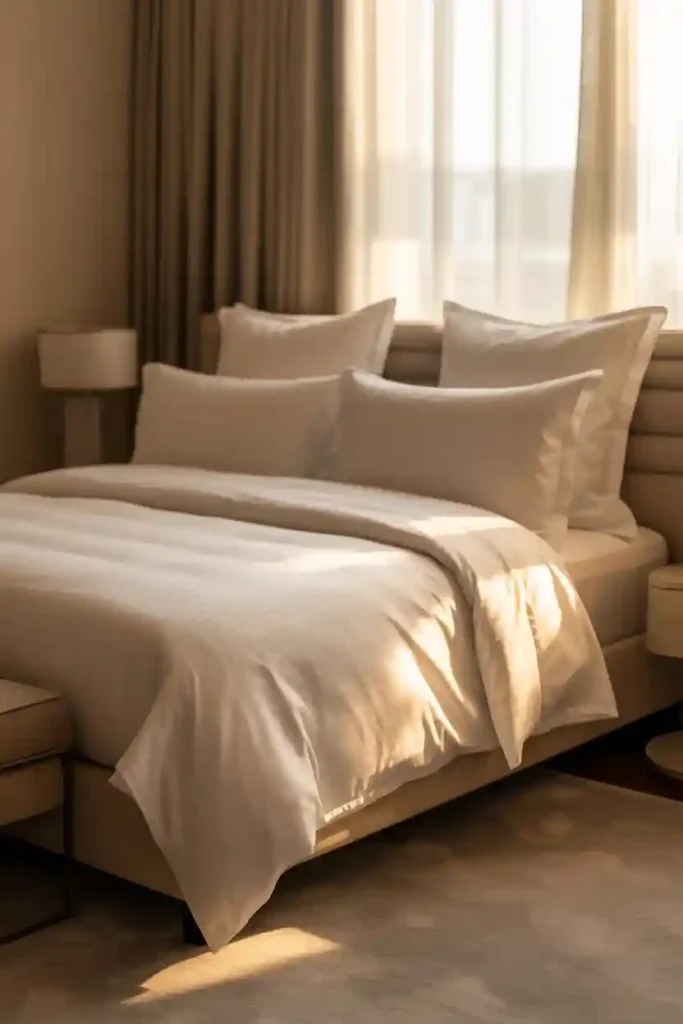 Start with Crisp White Sheets