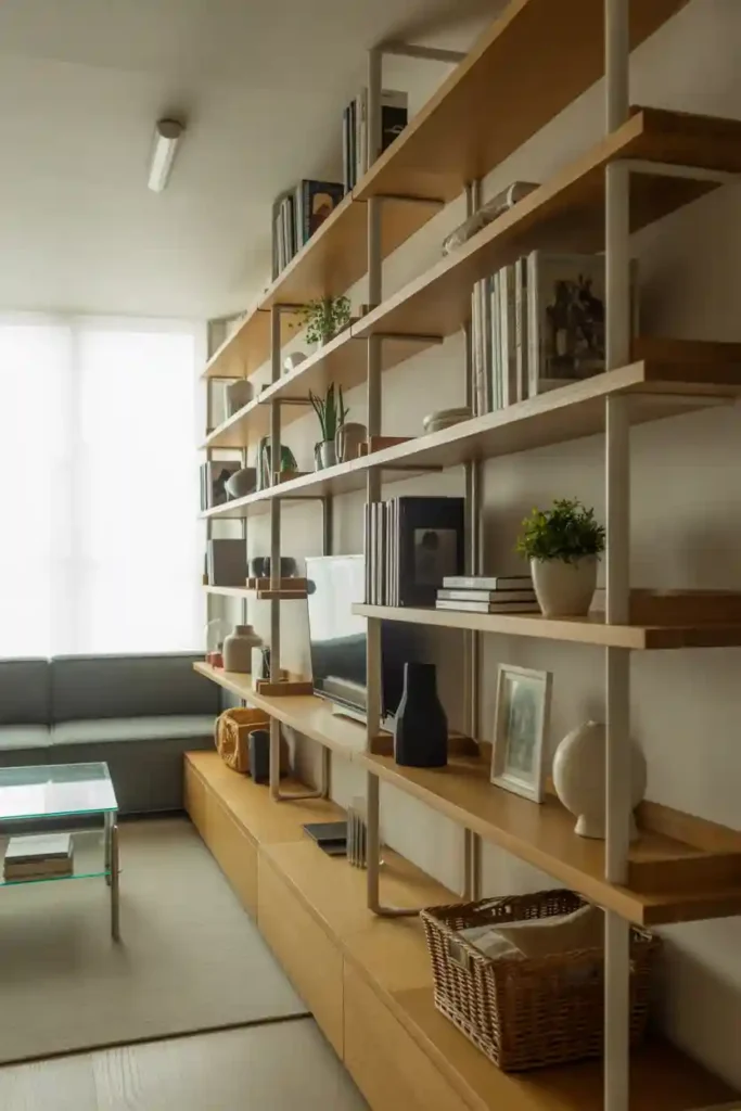 Vertical Wall Shelving