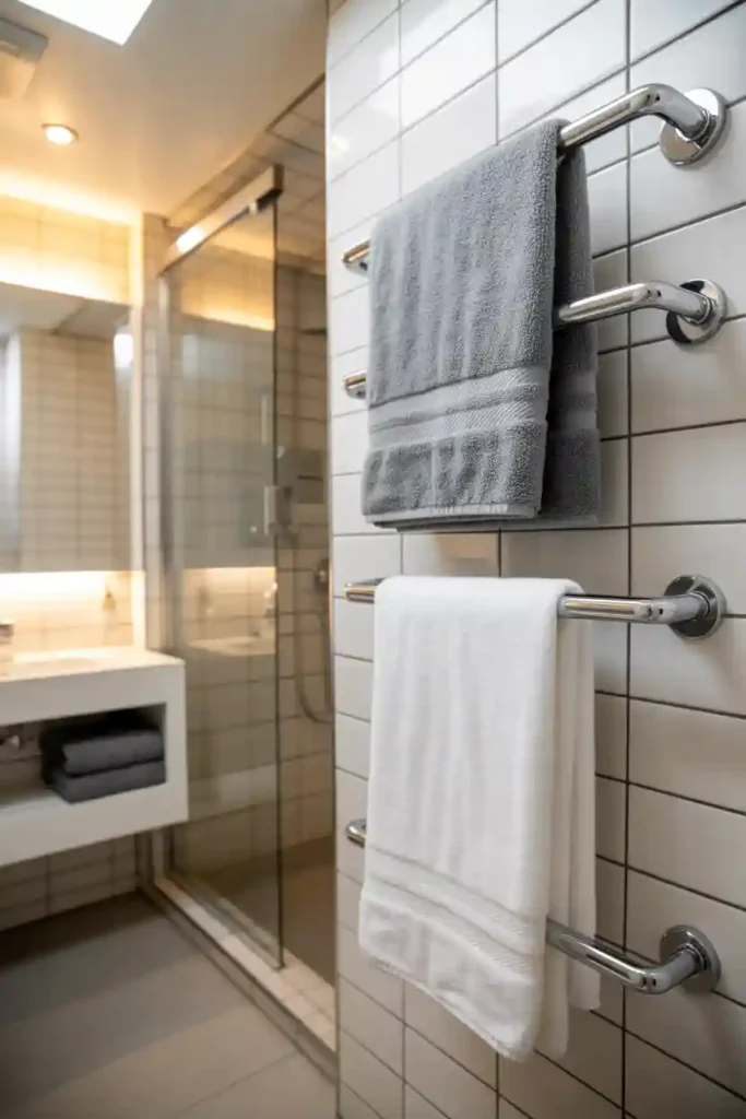 Wall-Mounted Towel Bars