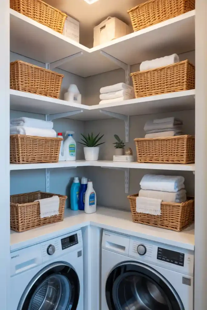 Corner Shelving for Tight Spaces