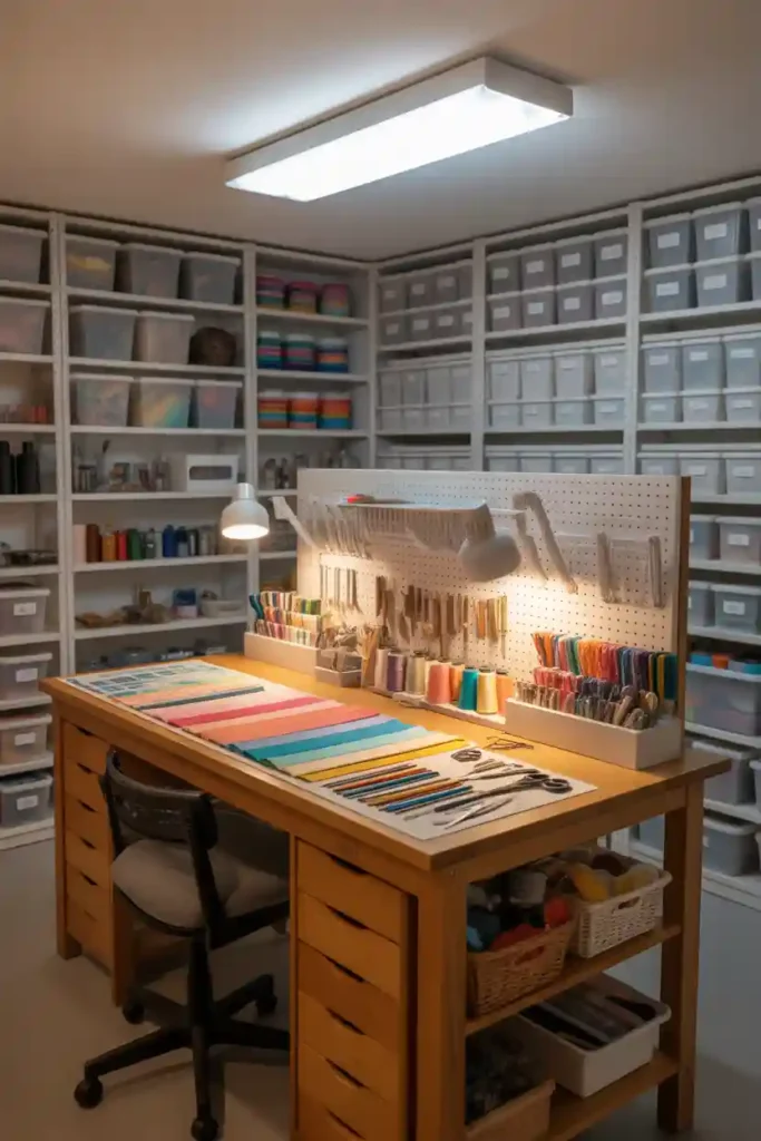 Creative Hobby or Craft Room