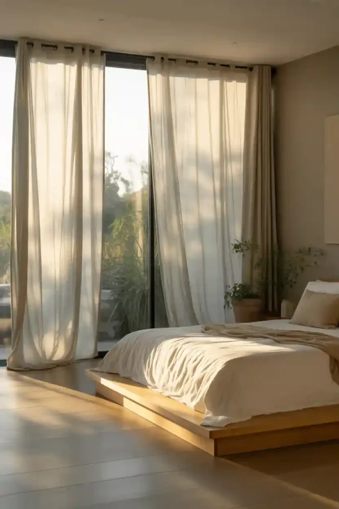 Keep Window Treatments Light and Airy