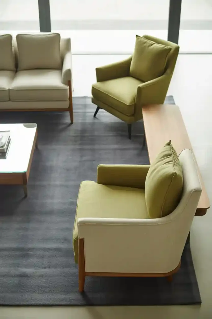 Layout Using Rugs to Define Space