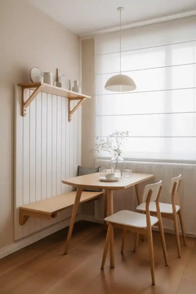 Opt for Wall-Mounted Seating 