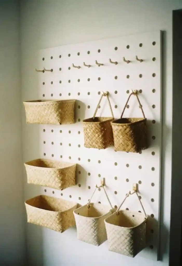 Pegboards for Flexible Organization