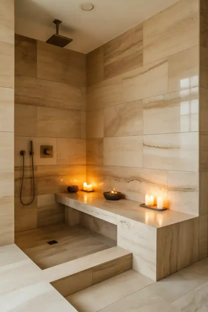 Spa-Style Seating or Bench