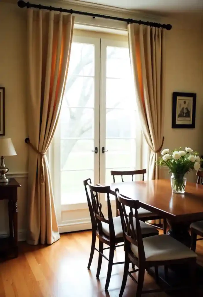 Tiebacks and Holdbacks for a Polished Finish