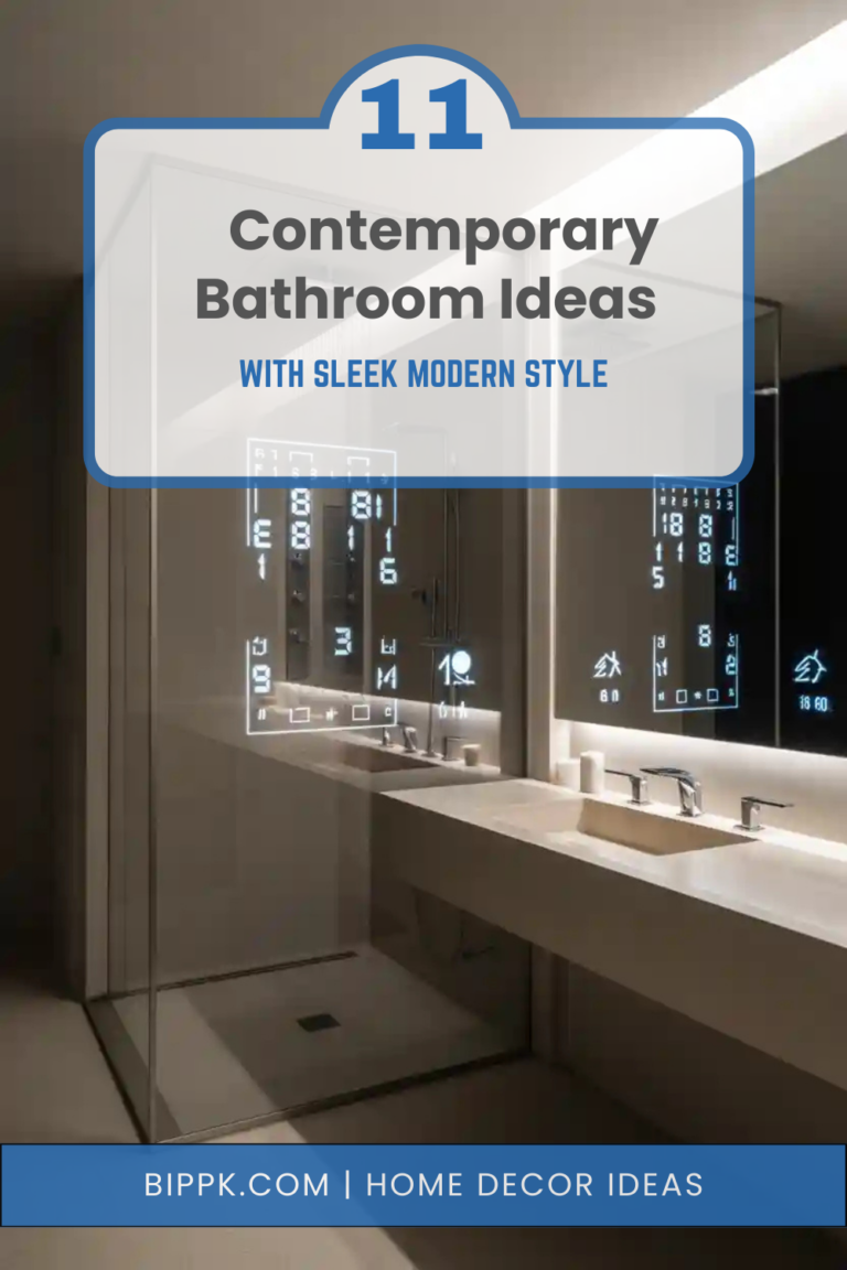 11 Contemporary Bathroom Ideas with Sleek Modern Style