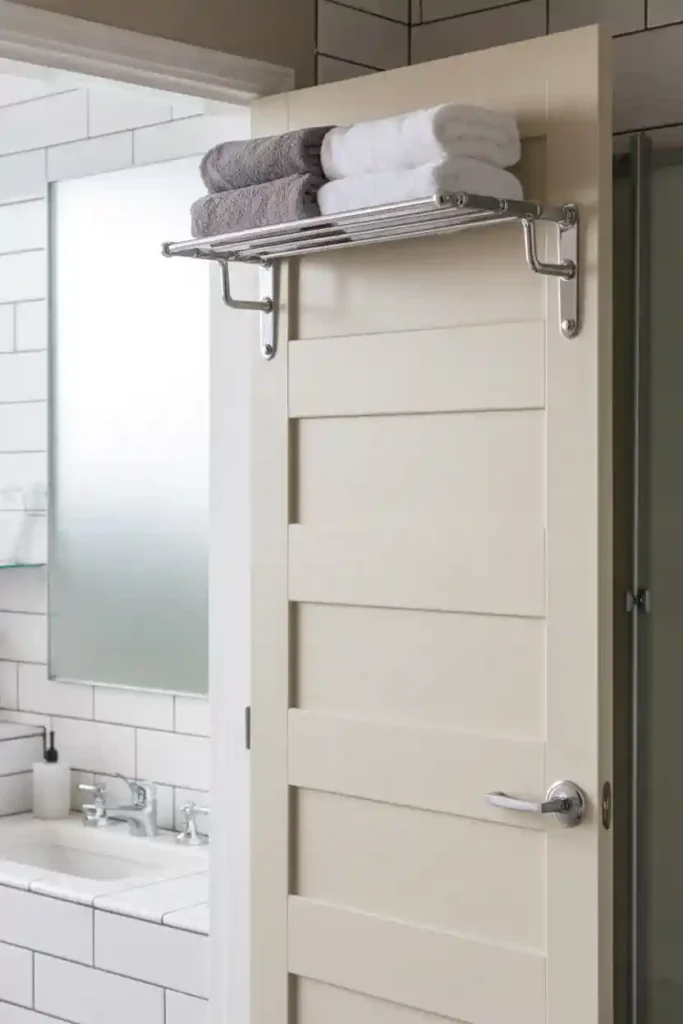 Behind-the-Door Towel Storage