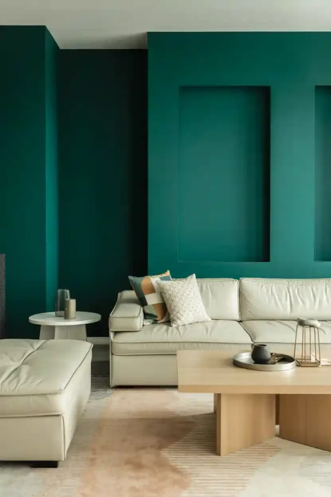 Bold Color for a Statement Living Room