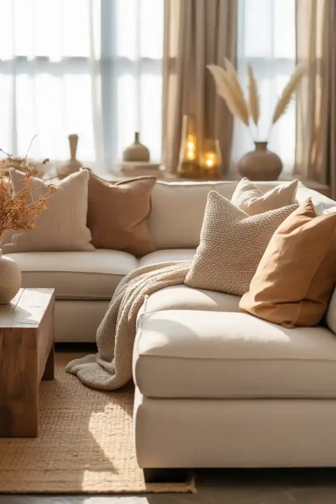 Use Soft, Warm Neutrals for Comfort
