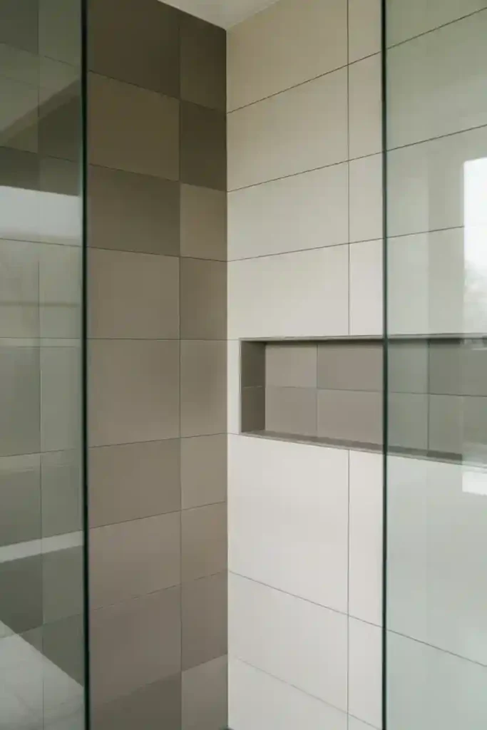 Walk-In Showers with Clean Lines