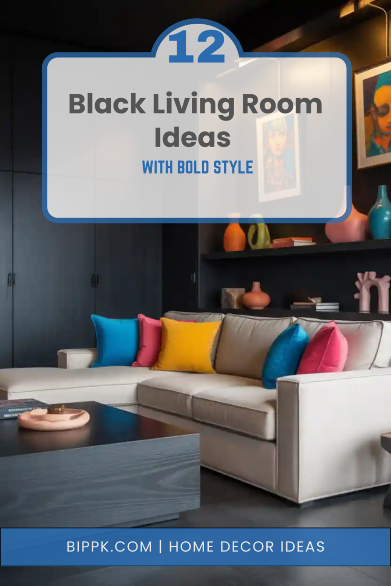 12 Black Living Room Ideas with Bold Style