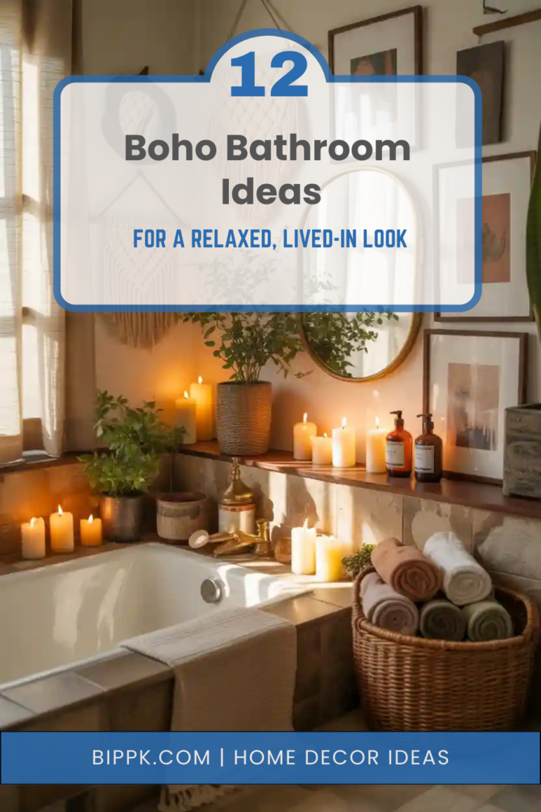 12 Boho Bathroom Ideas for a Relaxed, Lived-In Look