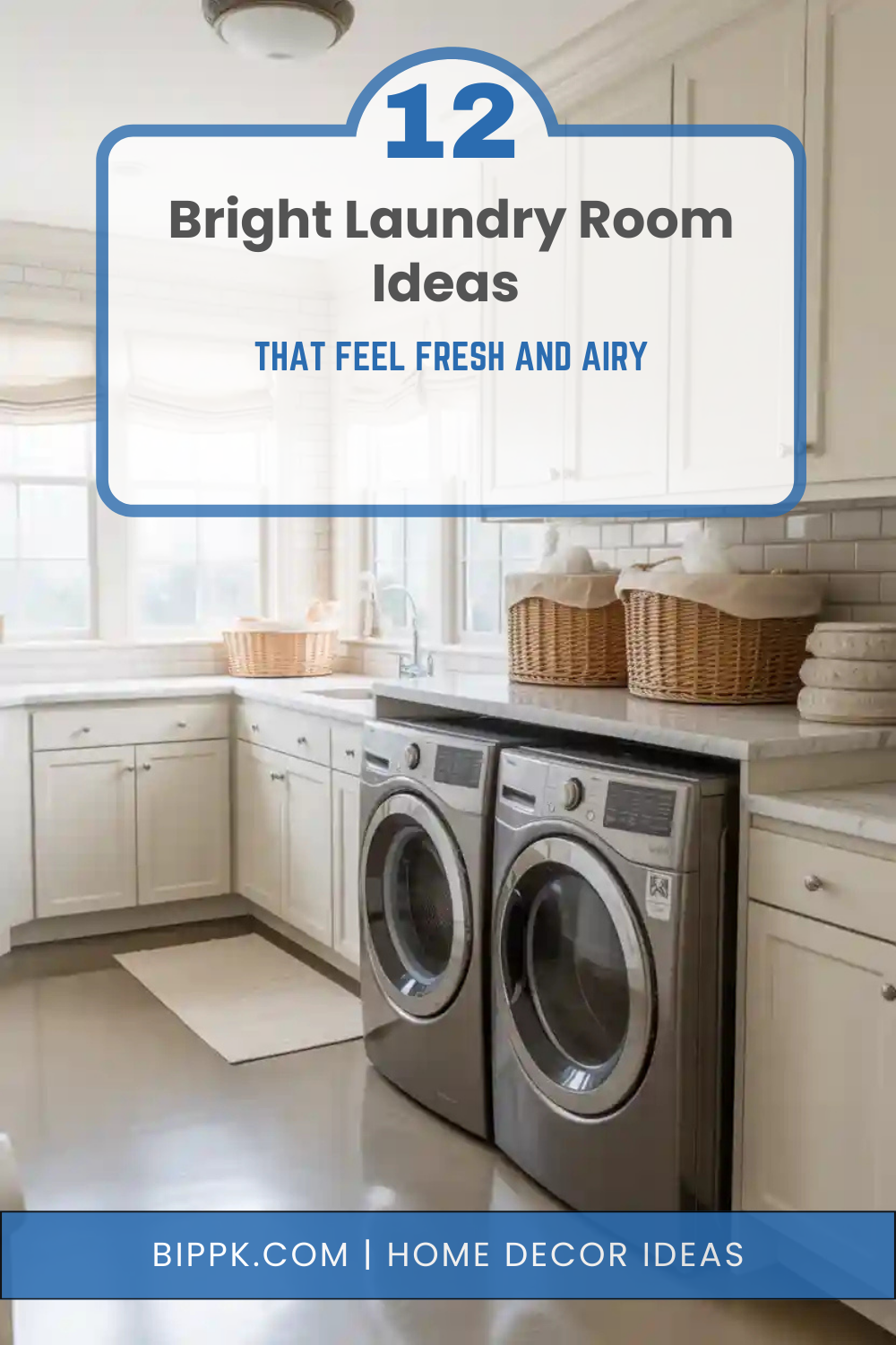 12 Bright Laundry Room Ideas That Feel Fresh and Airy