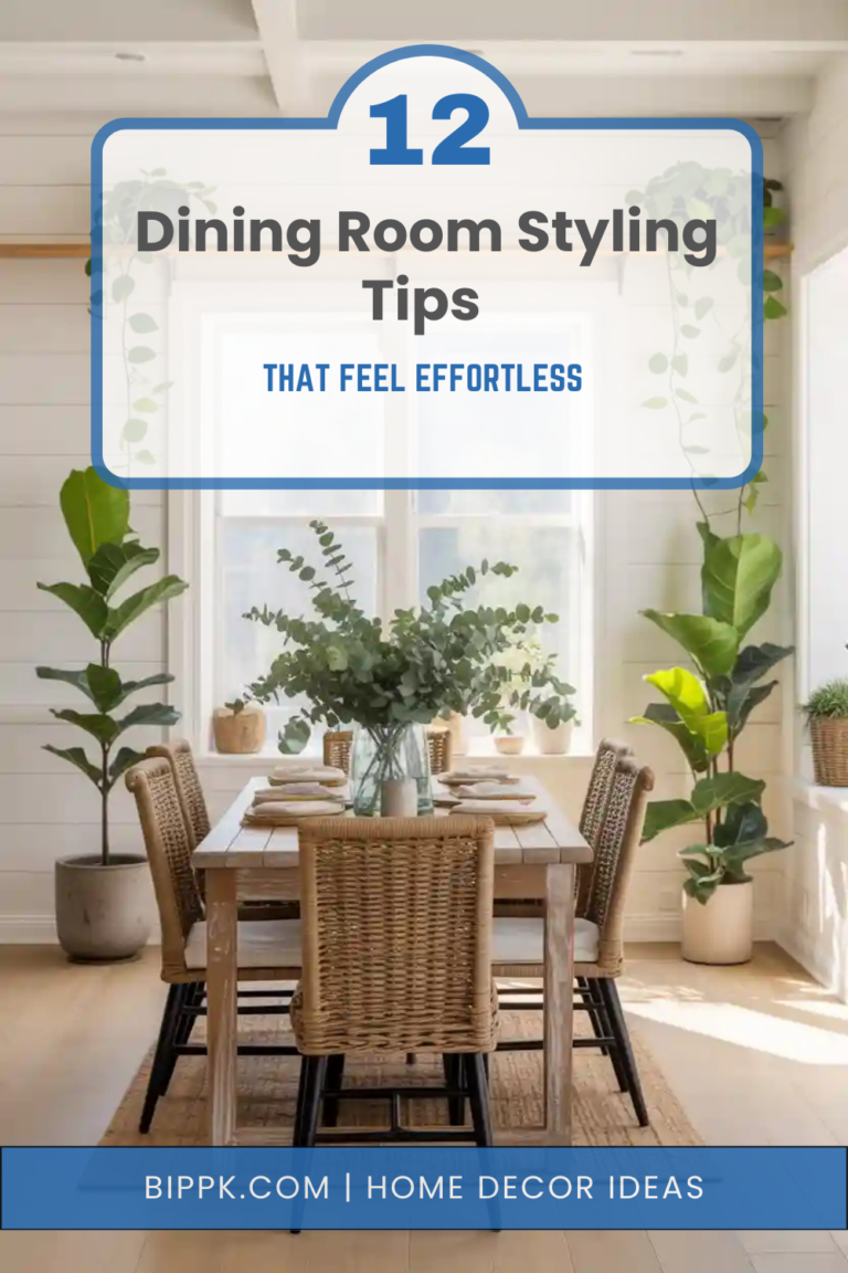 12 Dining Room Styling Tips That Feel Effortless