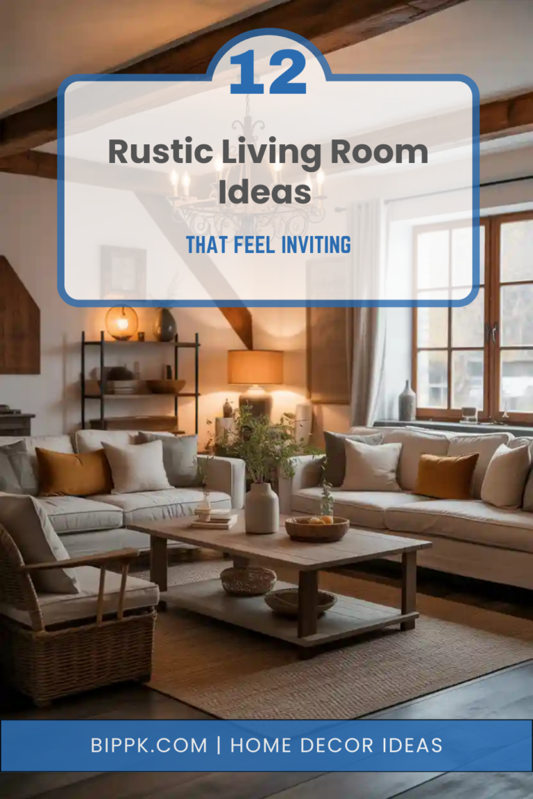 12 Rustic Living Room Ideas That Feel Inviting