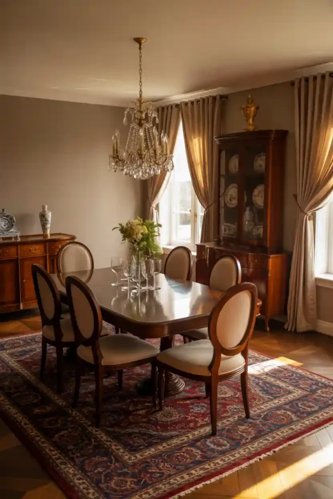 Area Rugs to Ground the Dining Space