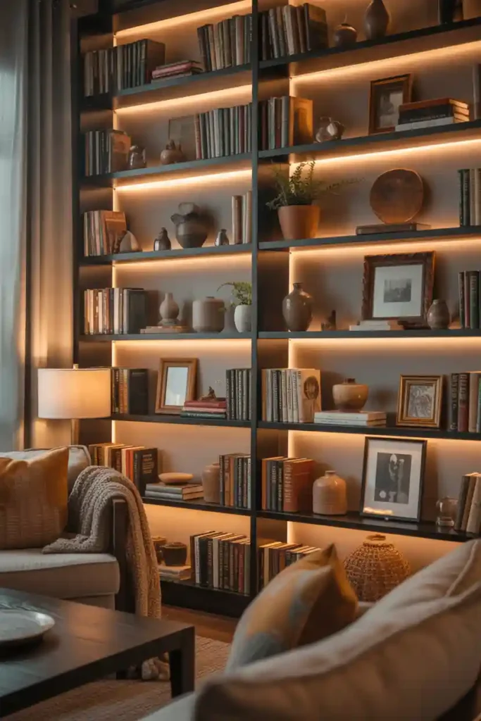 Books and Styled Shelves