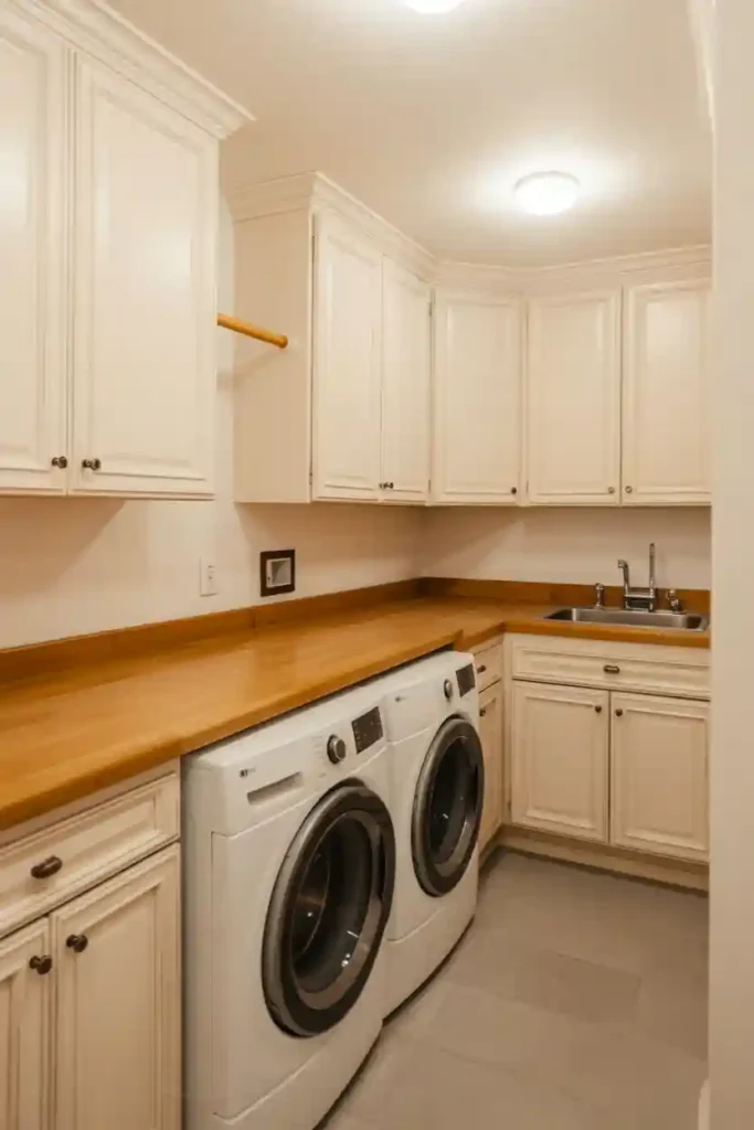 Built-In Countertops for Folding Space