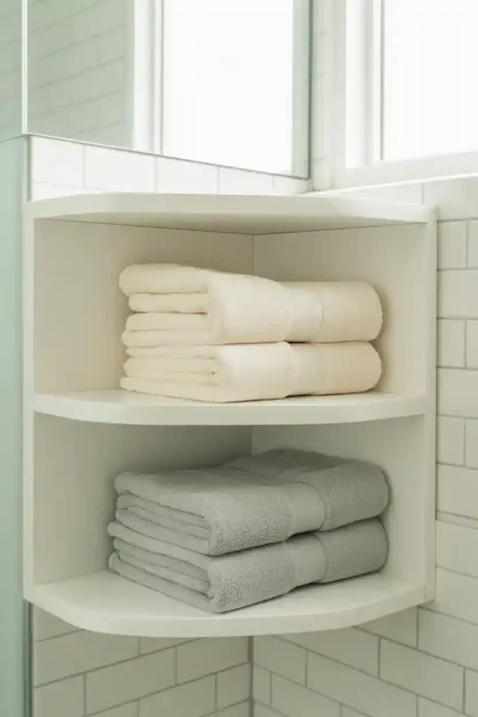 Corner Towel Shelving
