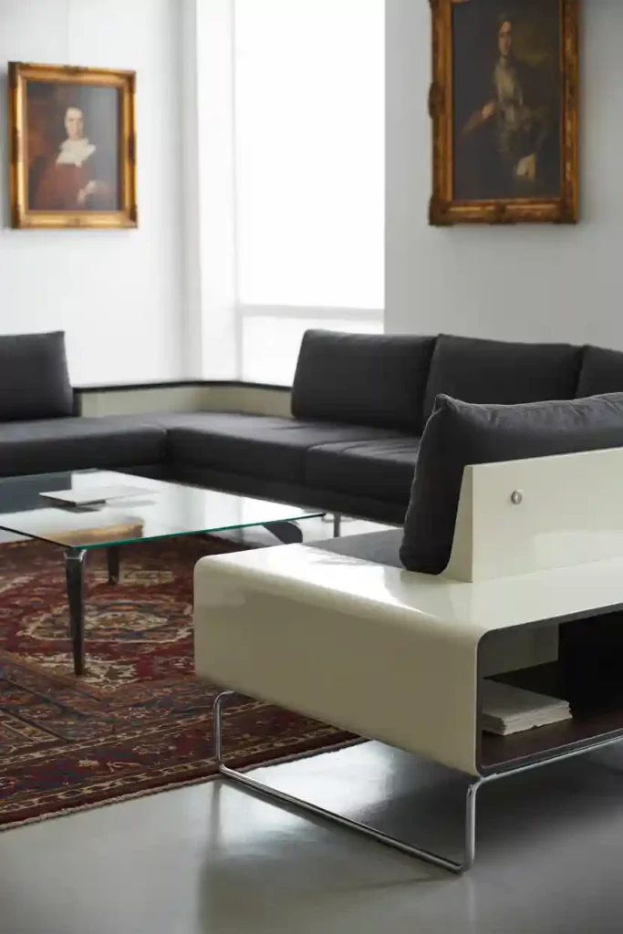 Mix Modern Furniture with Classic Elements