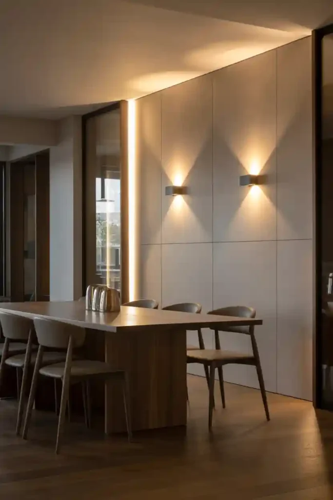 Statement Wall with Lighting