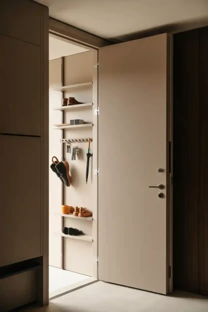 Storage Behind Doors