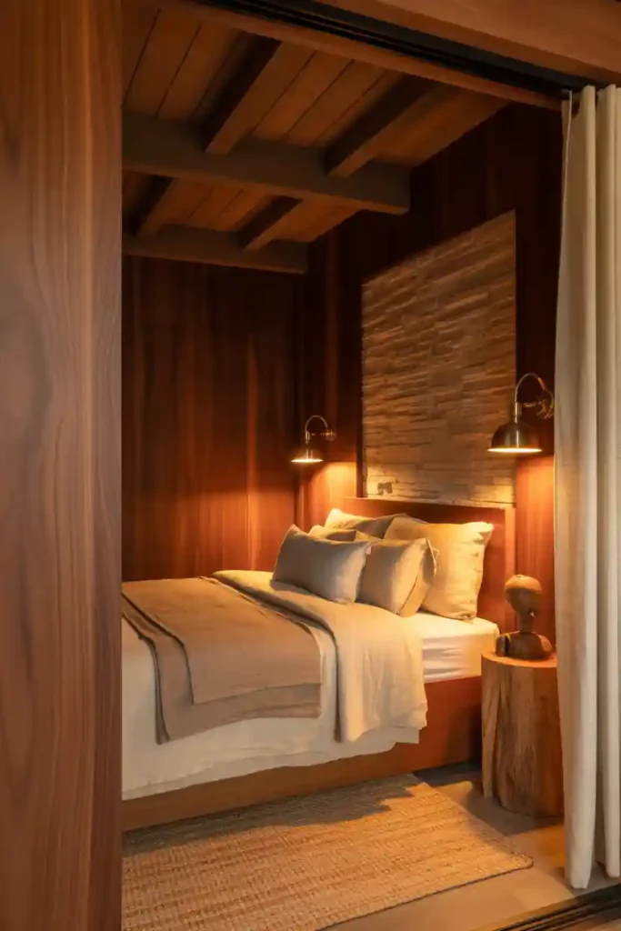 Wood Accents for Natural Warmth